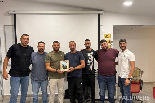 شكر وتقدير للمدرب علاء النتشة
