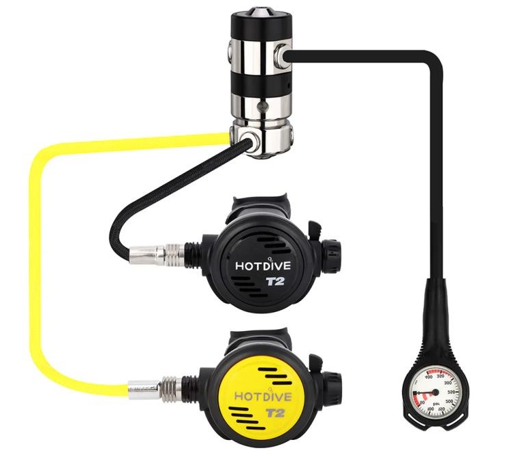 منظم تنفس HOTDIVE ST2 + T2 / T2 OCTO SET